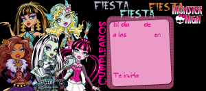 invitacion monsters